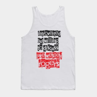 Introverted & Music-Jake Wesley Rogers Tank Top